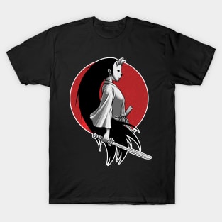 Anime Kitsune Samurai T-Shirt